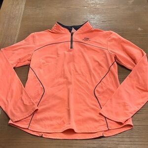 Kalenji Orange Zip-Up Jacket